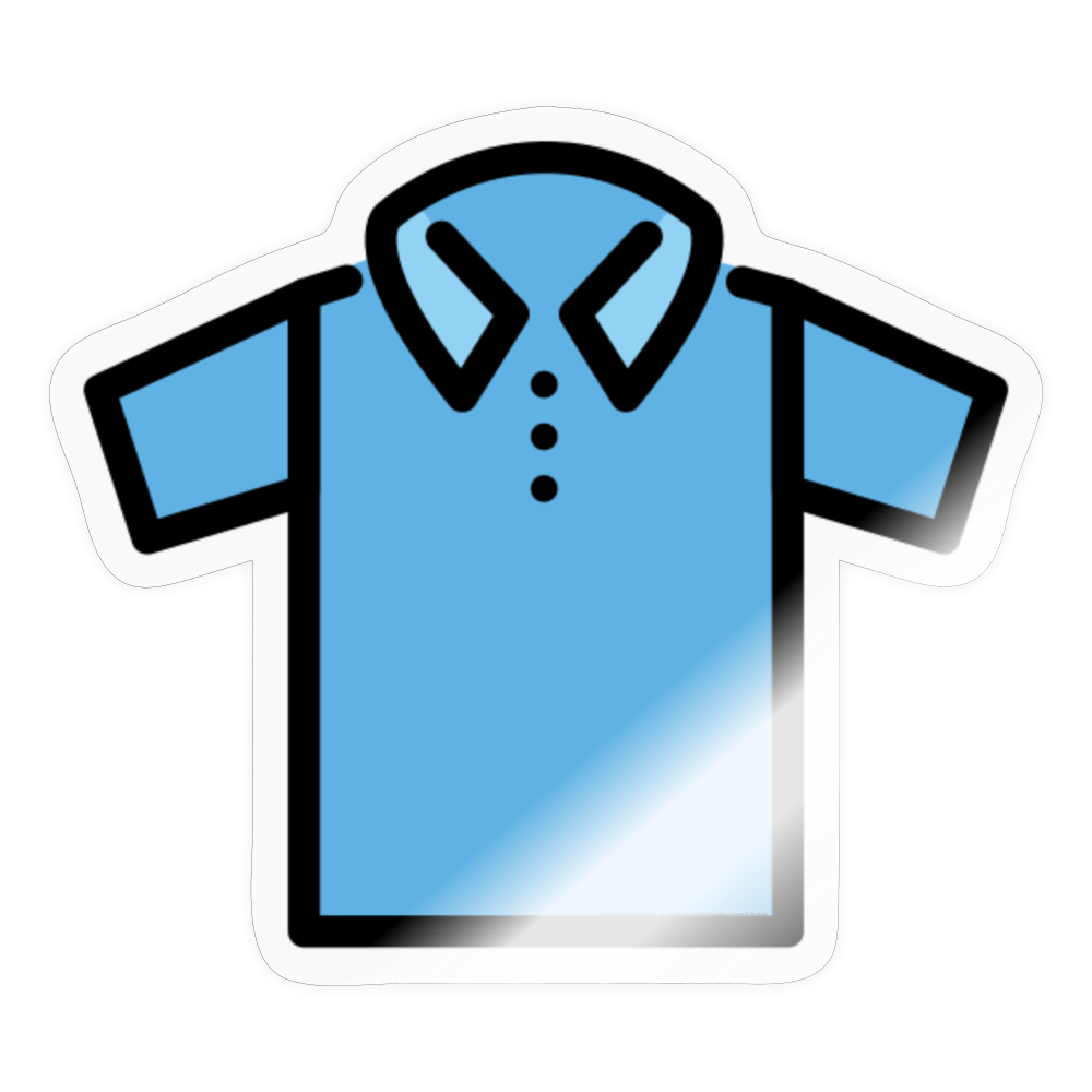 T-shirt Moji Sticker - Emoji.Express - transparent glossy