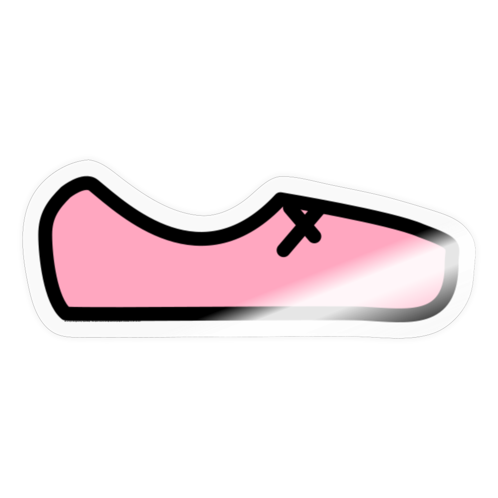 Ballet Shoe Moji Sticker - Emoji.Express - transparent glossy
