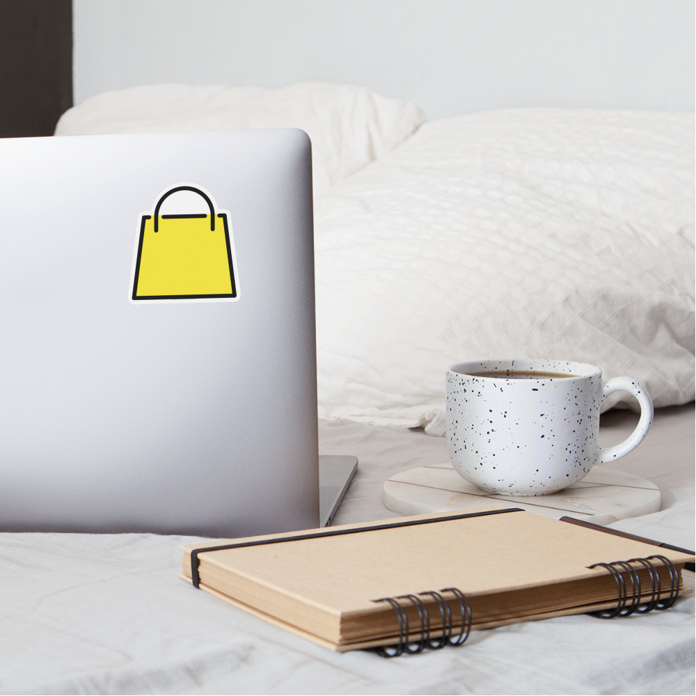 Shopping Bags Moji Sticker - Emoji.Express - white matte
