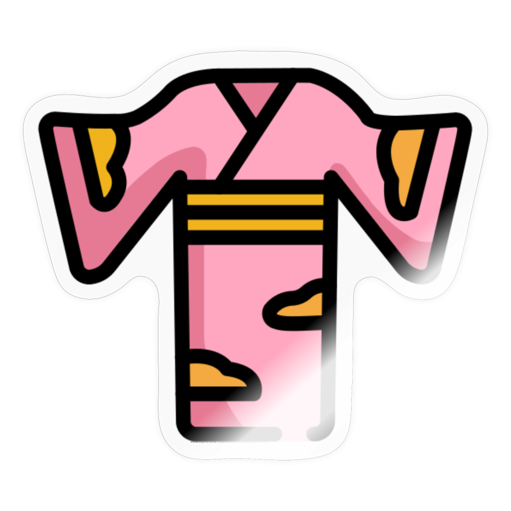 Kimono Moji Sticker - Emoji.Express - transparent glossy