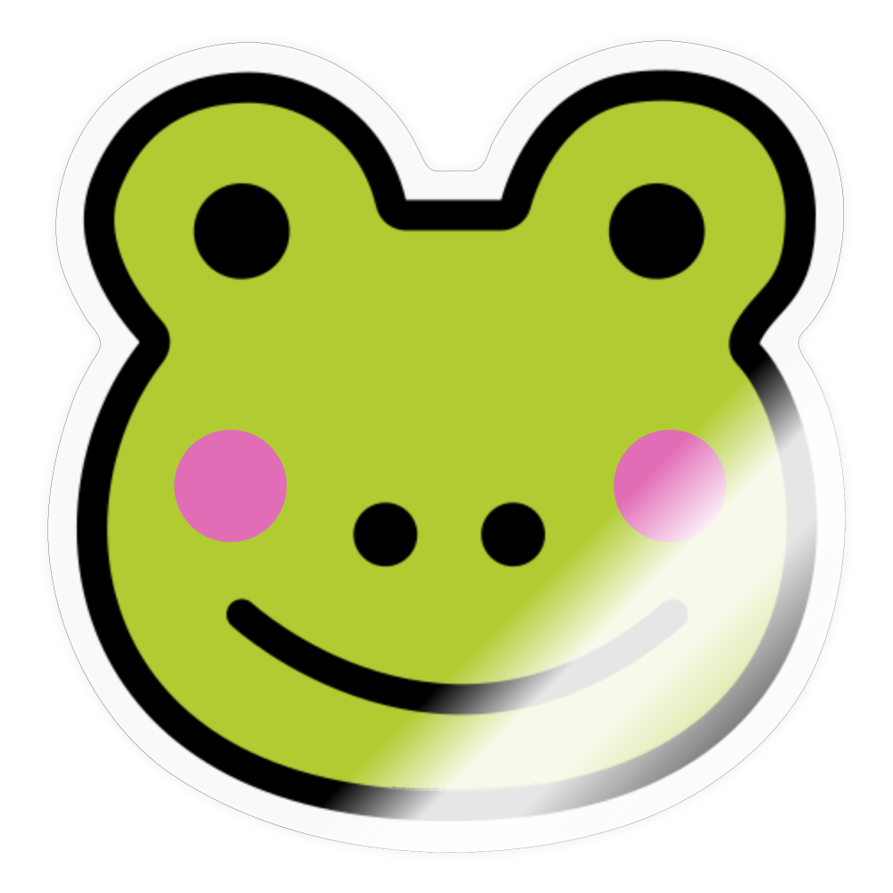 Emoji Expression: Sachi-San Moji Character - Emoji.Express - transparent glossy