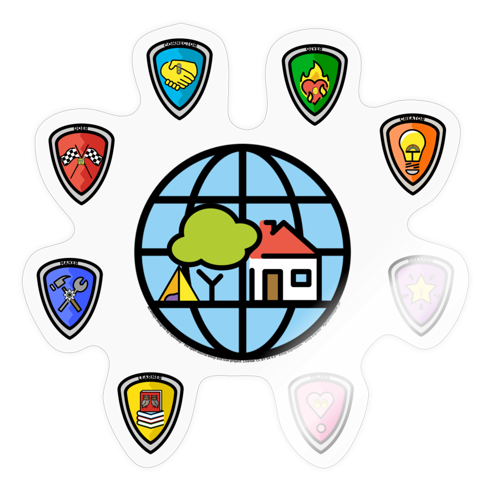 Emoji Expression: Everybody Wants to Change the World Moji Sticker - Emoji.Express - transparent glossy