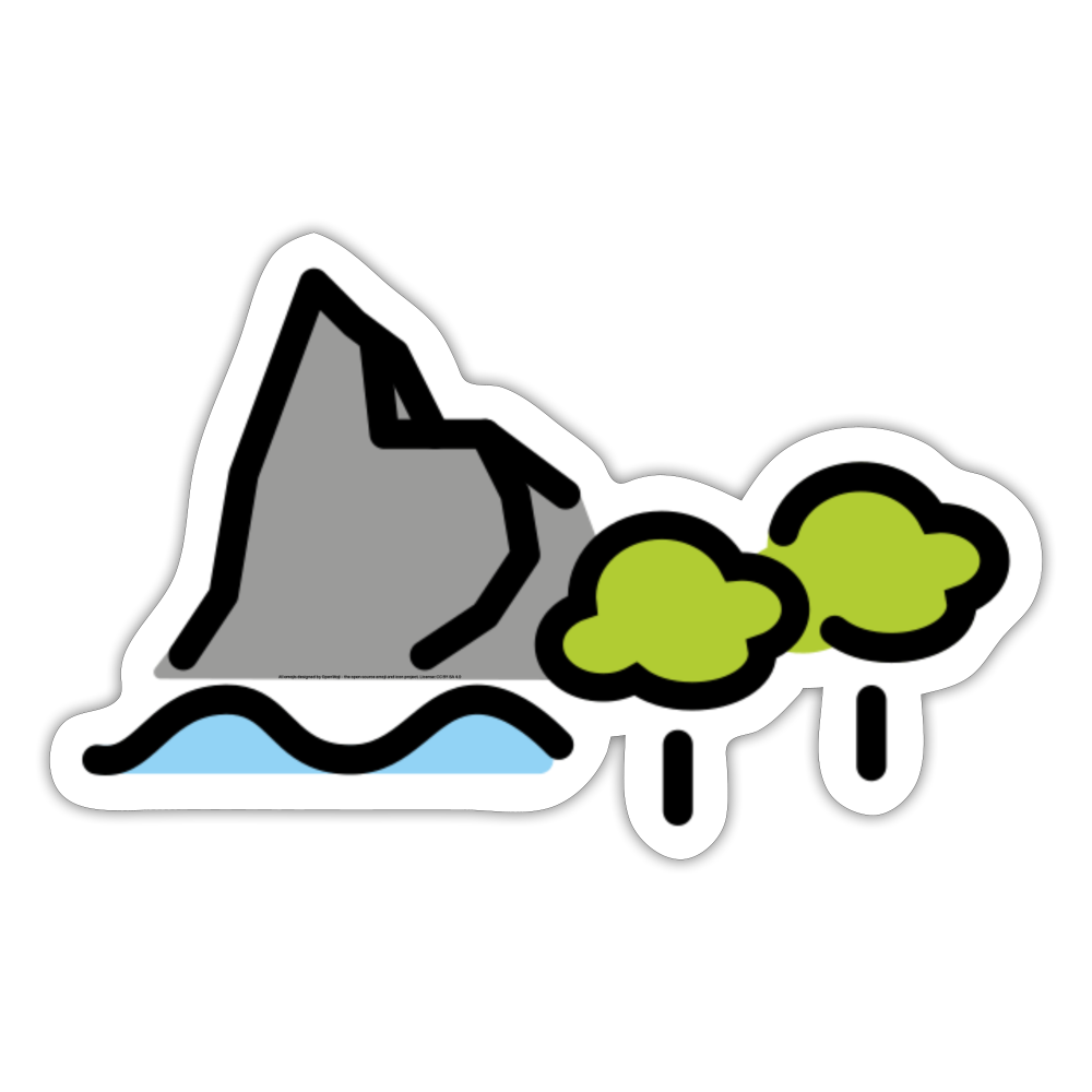 National Park Moji Sticker - Emoji.Express - white matte