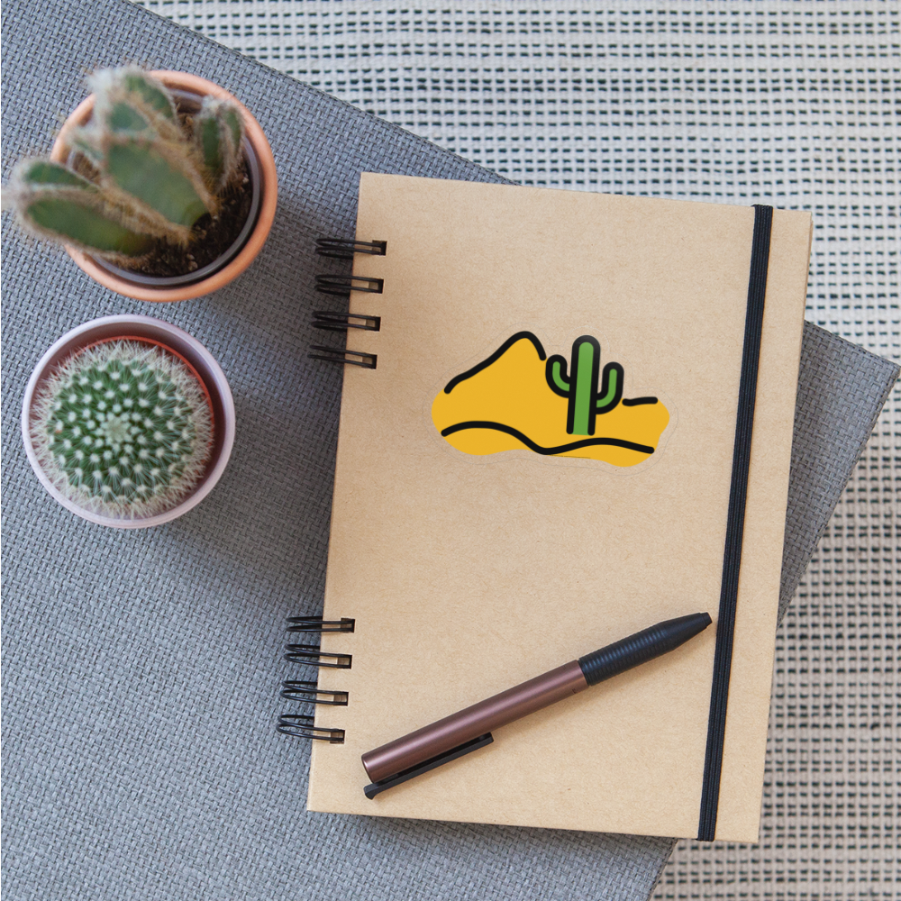 Desert Moji Sticker - Emoji.Express - transparent glossy