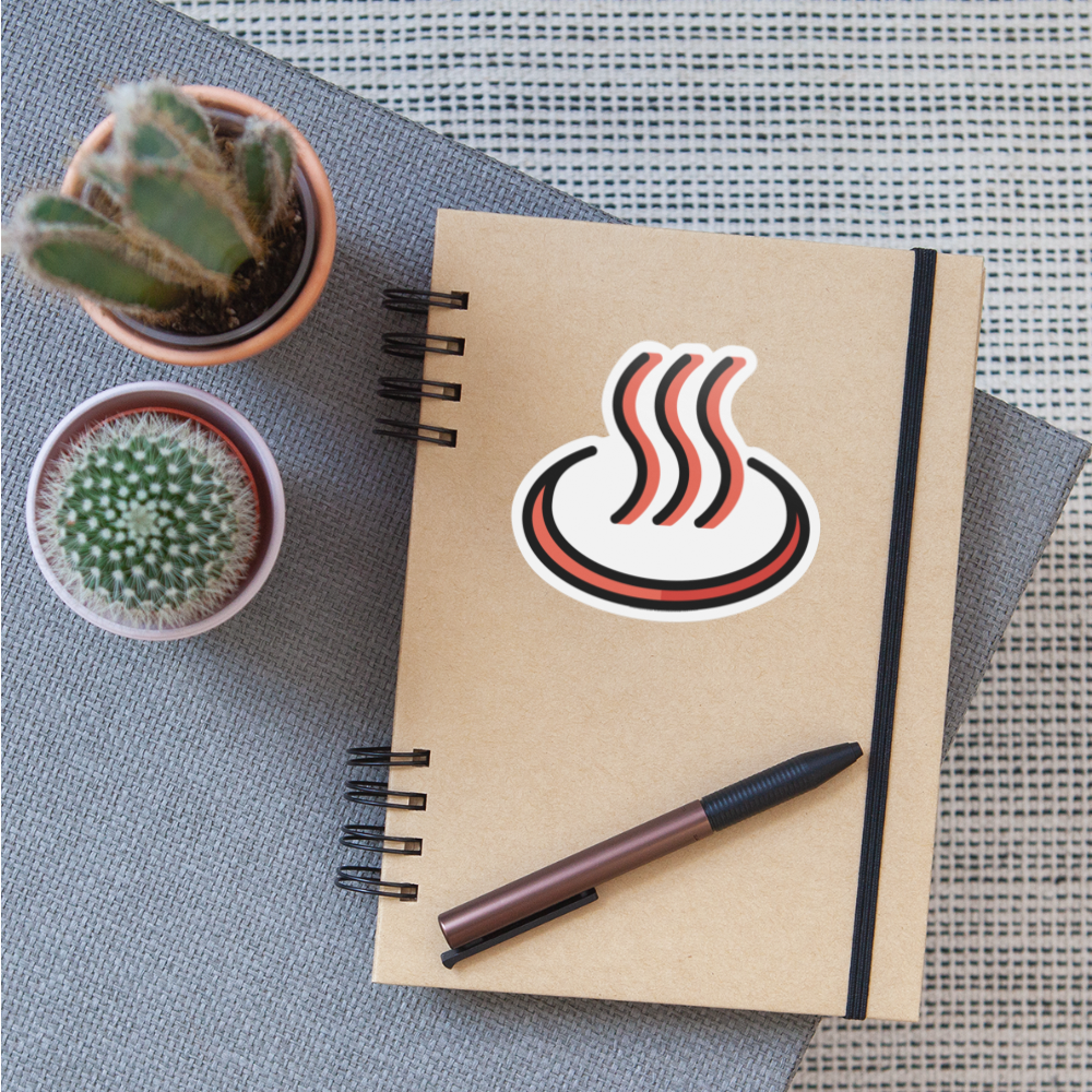 Hot Springs Moji Sticker - Emoji.Express - white matte