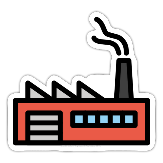 Factory Moji Sticker - Emoji.Express - white matte
