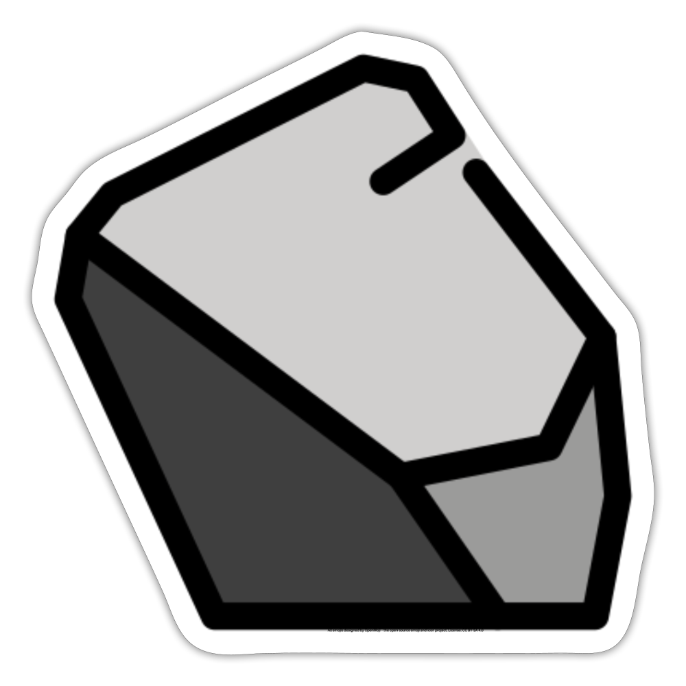 Rock Moji Sticker - Emoji.Express - white matte