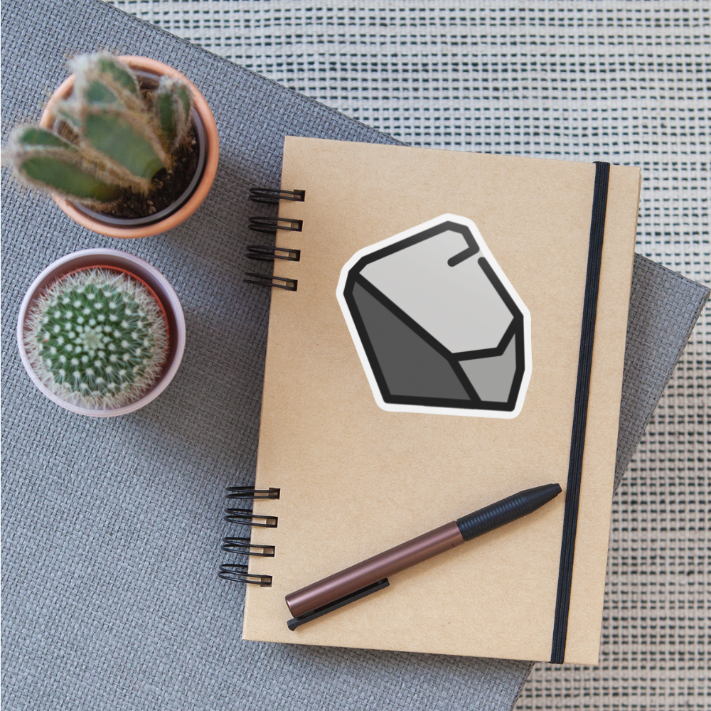 Rock Moji Sticker - Emoji.Express - white matte