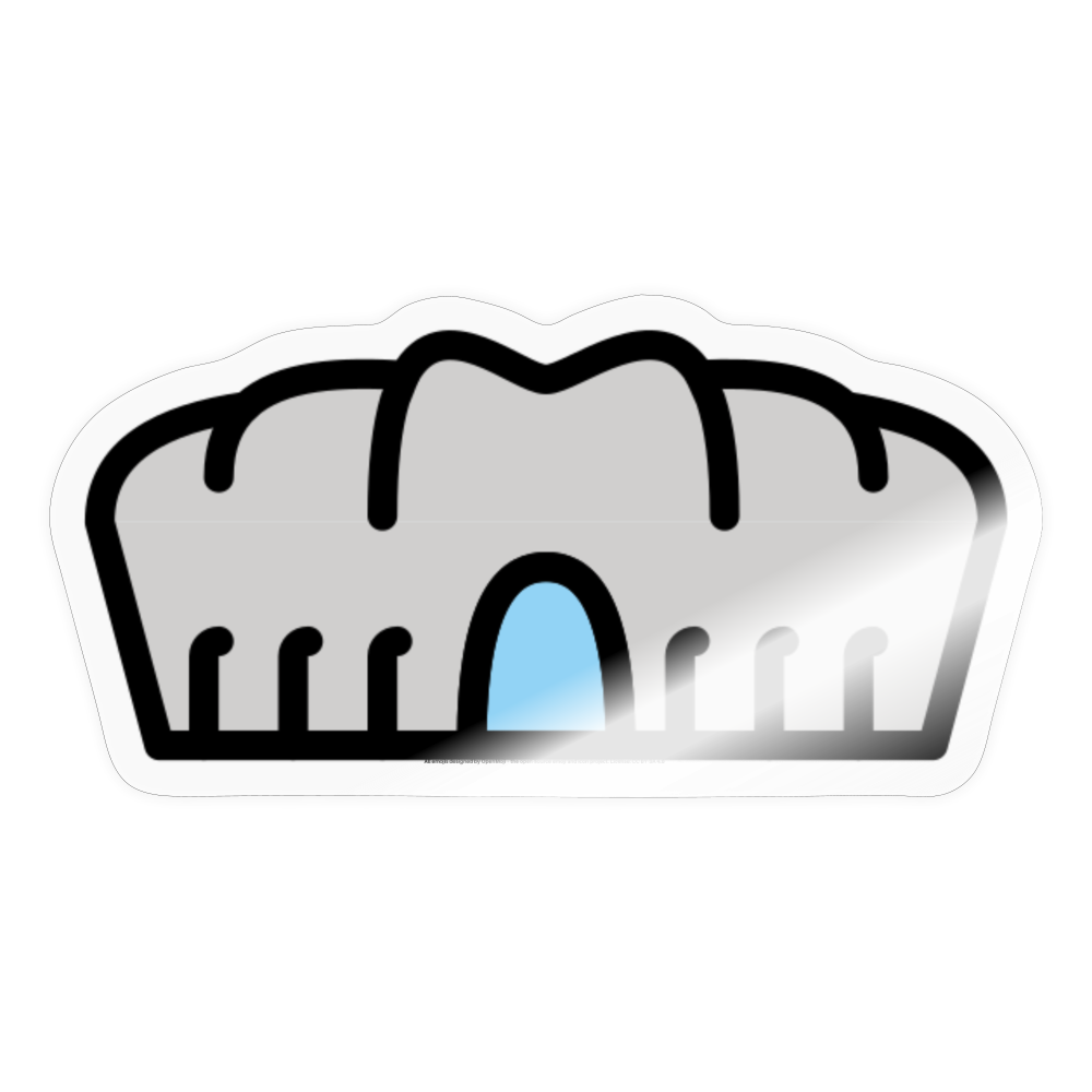 Stadium Moji Sticker - Emoji.Express - transparent glossy