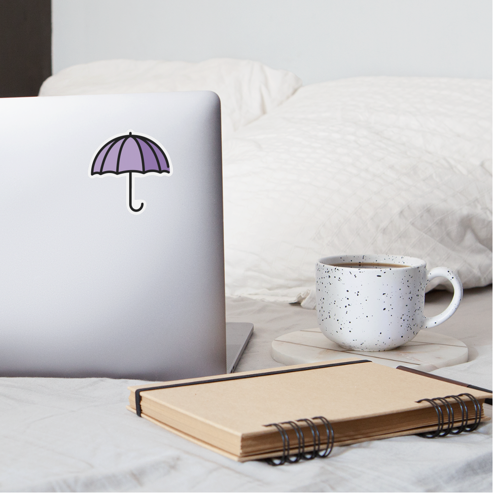 Umbrella Moji Sticker - Emoji.Express - white matte