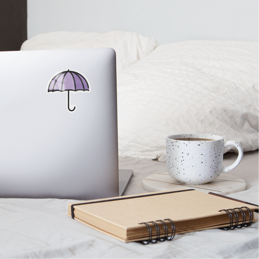 Umbrella Moji Sticker - Emoji.Express - white glossy