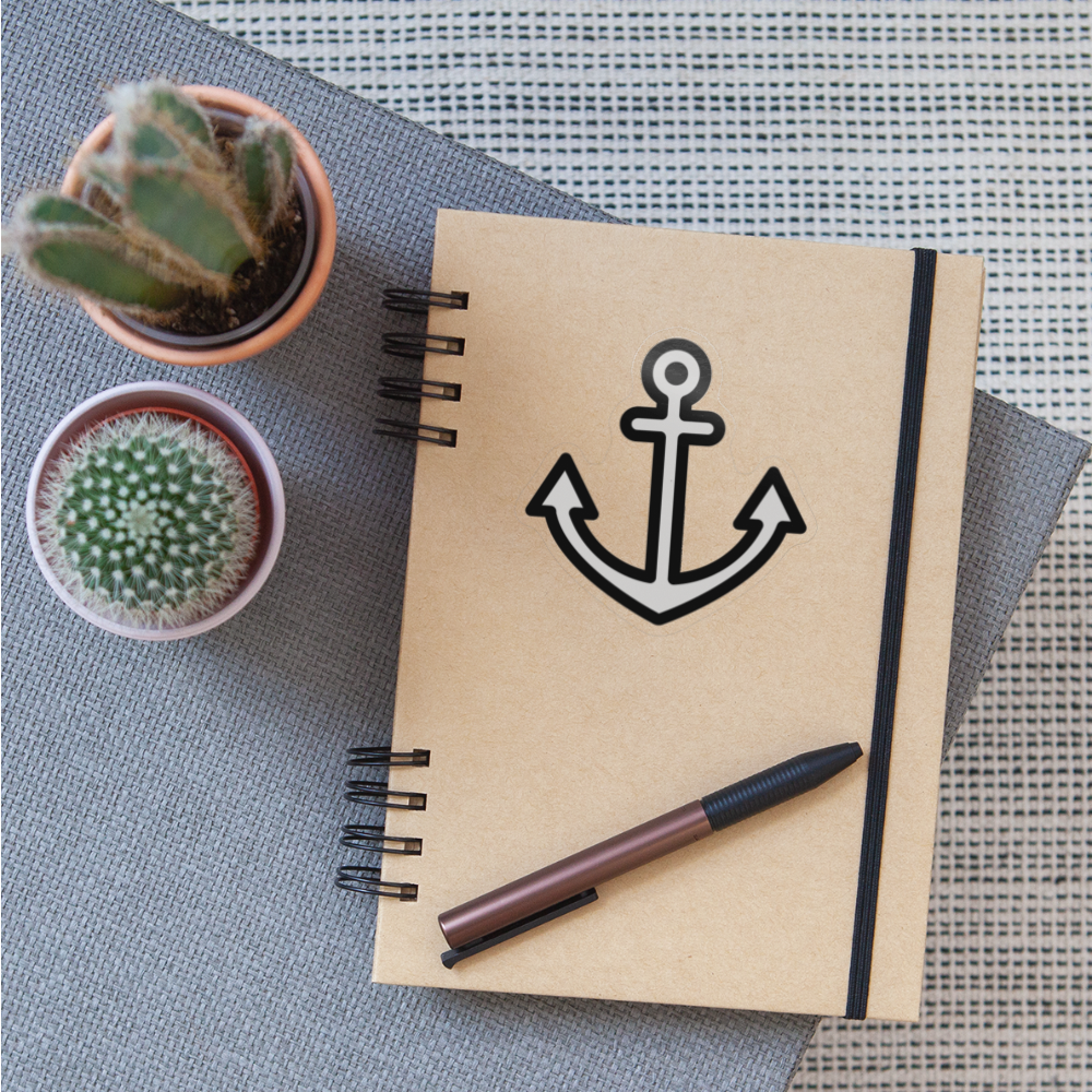 Anchor Moji Sticker - Emoji.Express - transparent glossy