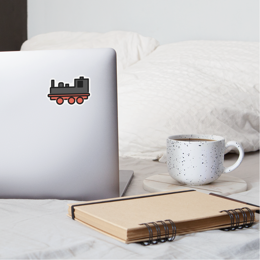 Locomotive Moji Sticker - Emoji.Express - white matte