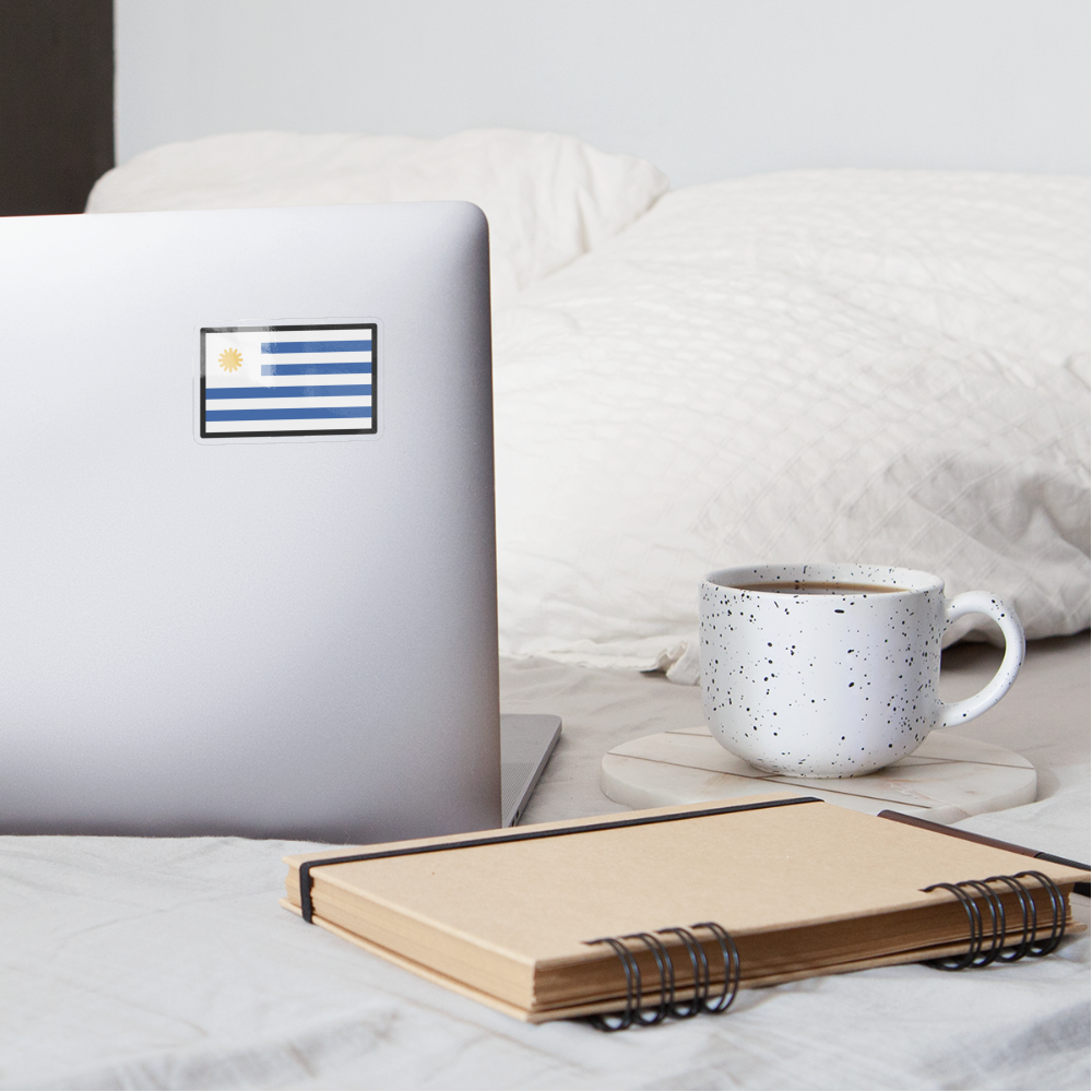 Flag: Uruguay Moji Sticker - Emoji.Express - transparent glossy