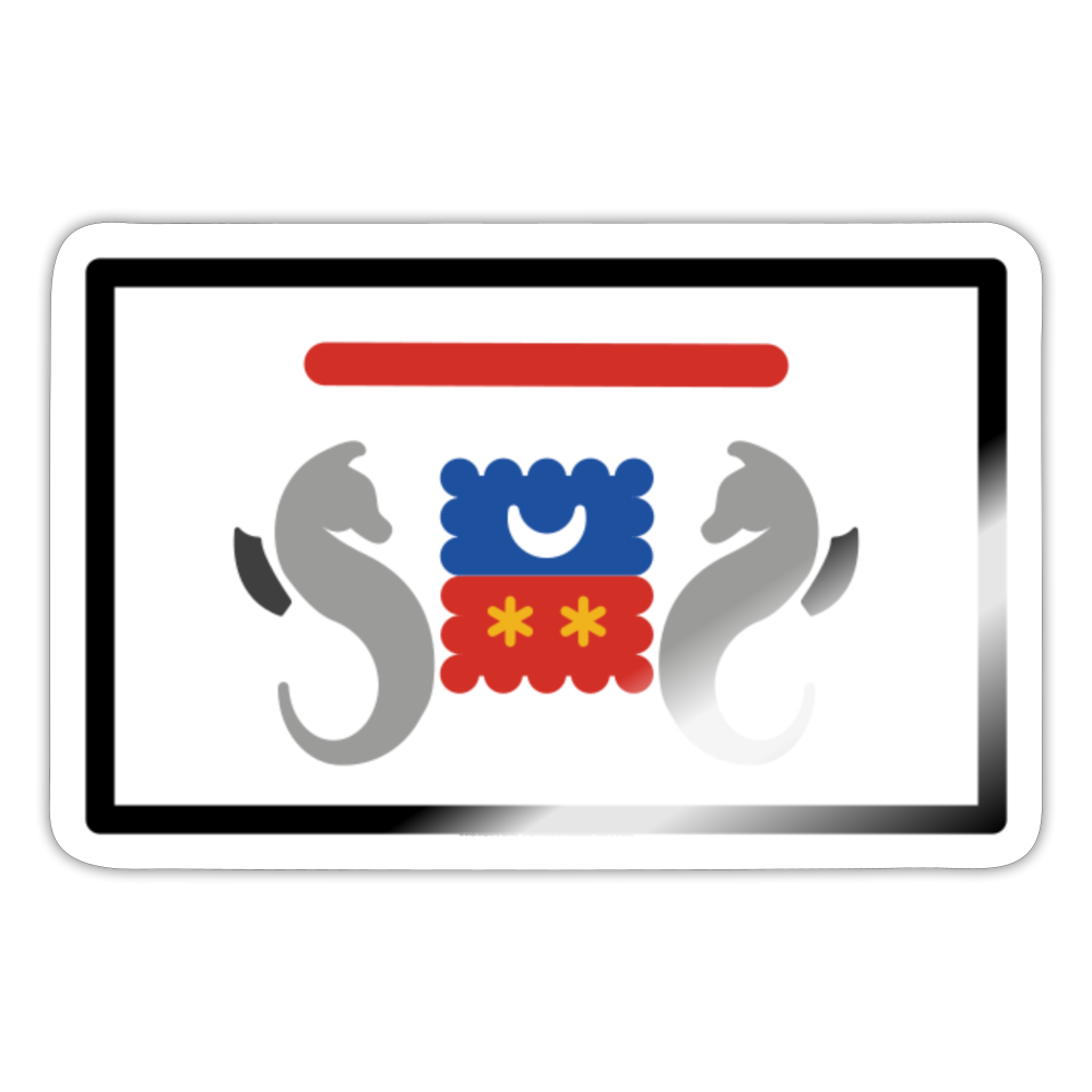 Flag:Mayotte Moji Sticker - Emoji.Express - white glossy