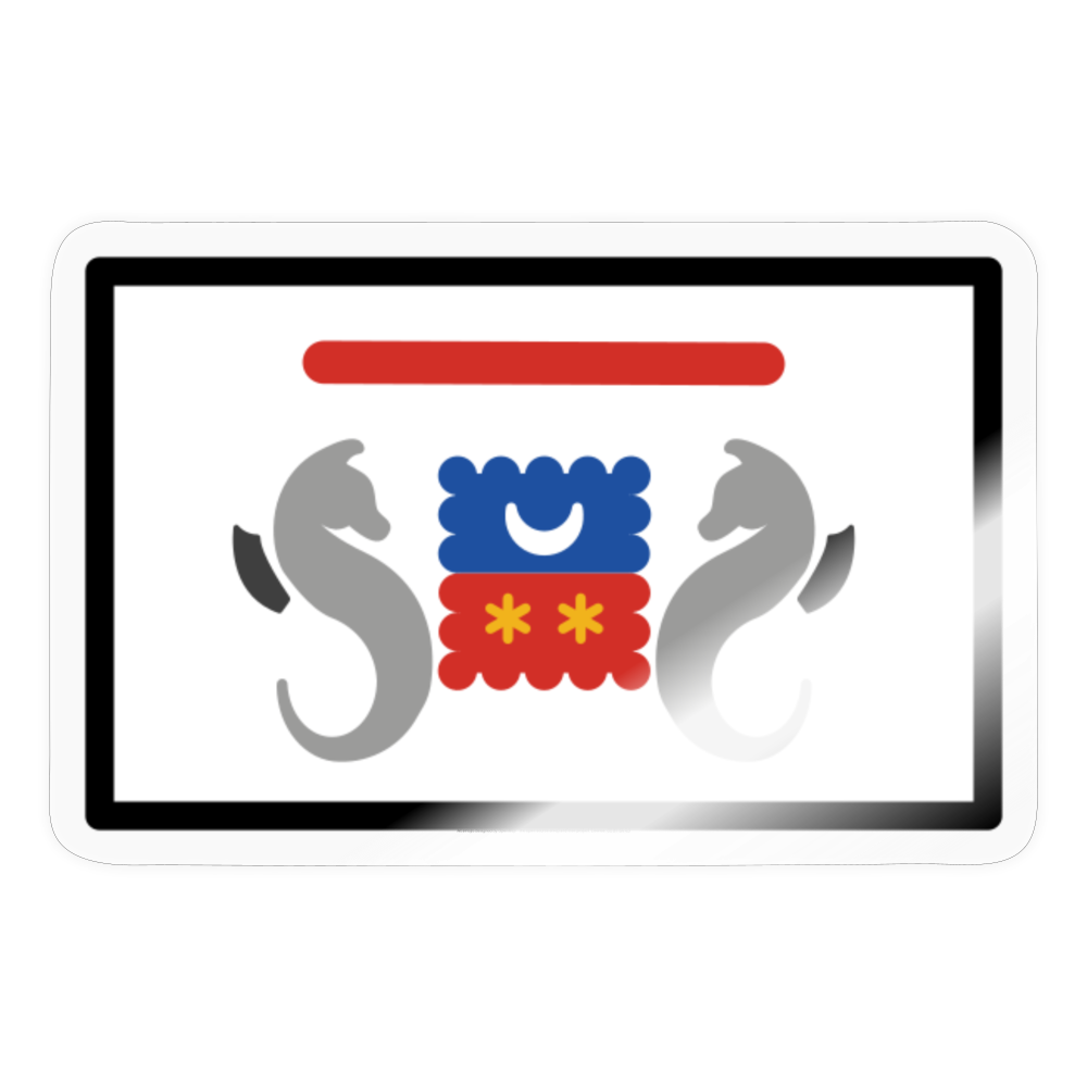 Flag:Mayotte Moji Sticker - Emoji.Express - transparent glossy