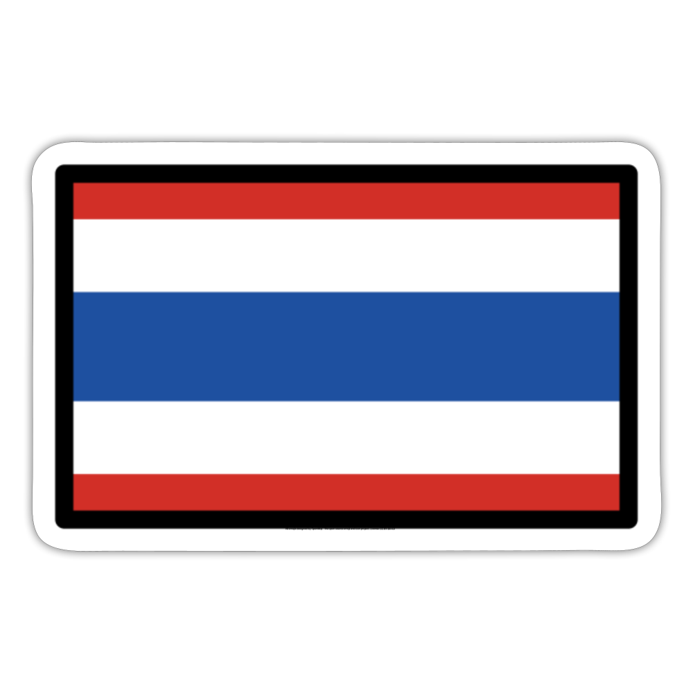 Flag: Thailand Moji Sticker - Emoji.Express - white matte