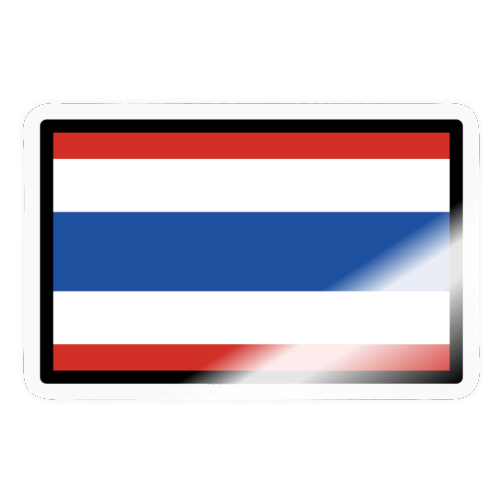 Flag: Thailand Moji Sticker - Emoji.Express - transparent glossy