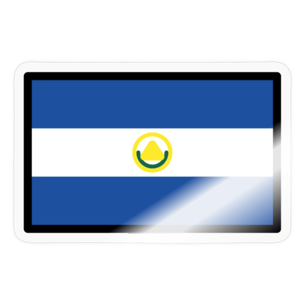 Flag: El Salvador Moji Sticker - Emoji.Express - transparent glossy