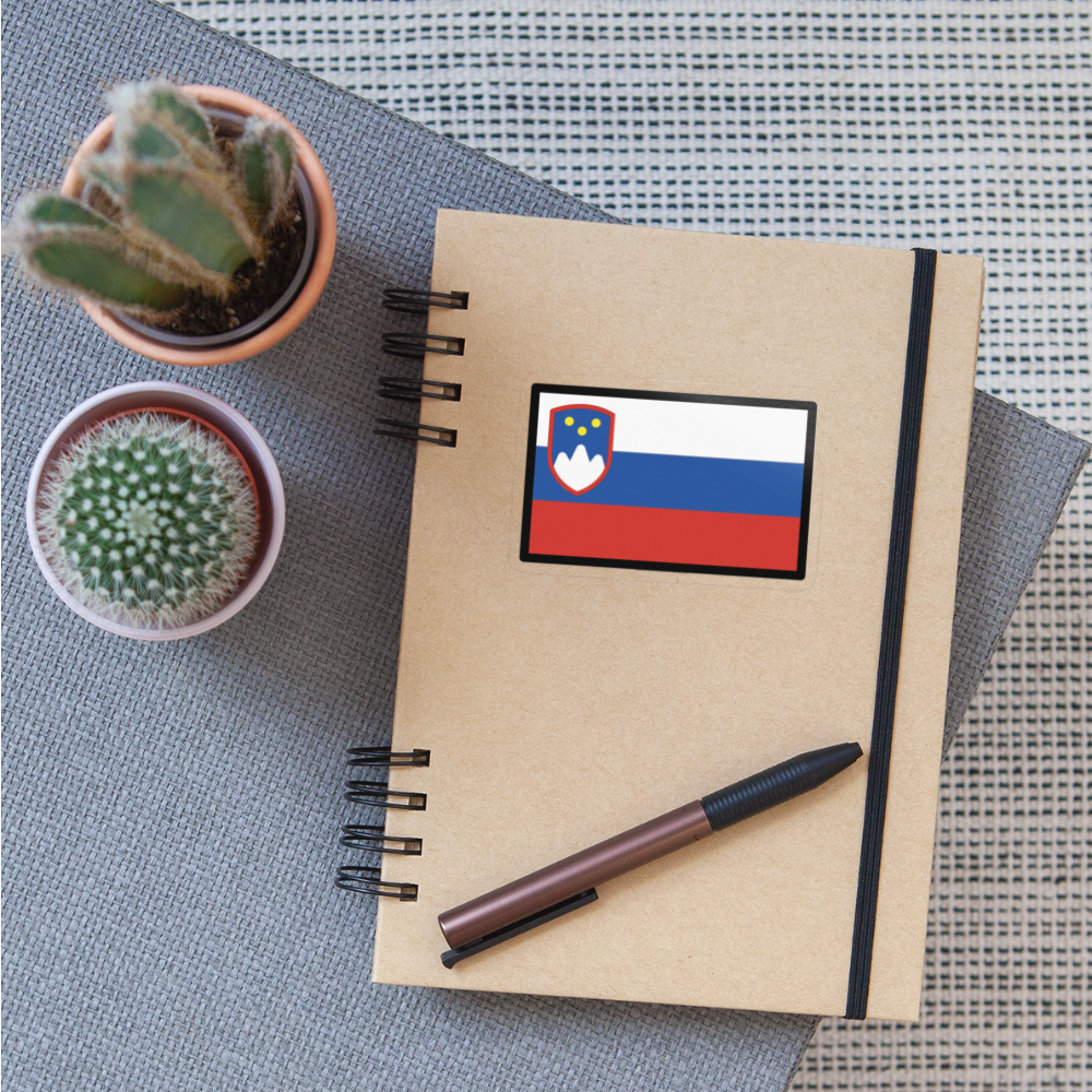 Flag: Slovenia Moji Sticker - Emoji.Express - transparent glossy