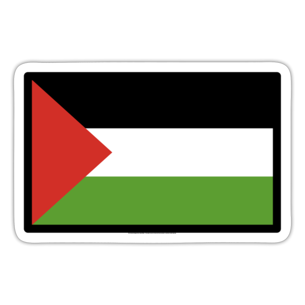 Flag: Palestinian Territories Moji Sticker - Emoji.Express - white matte