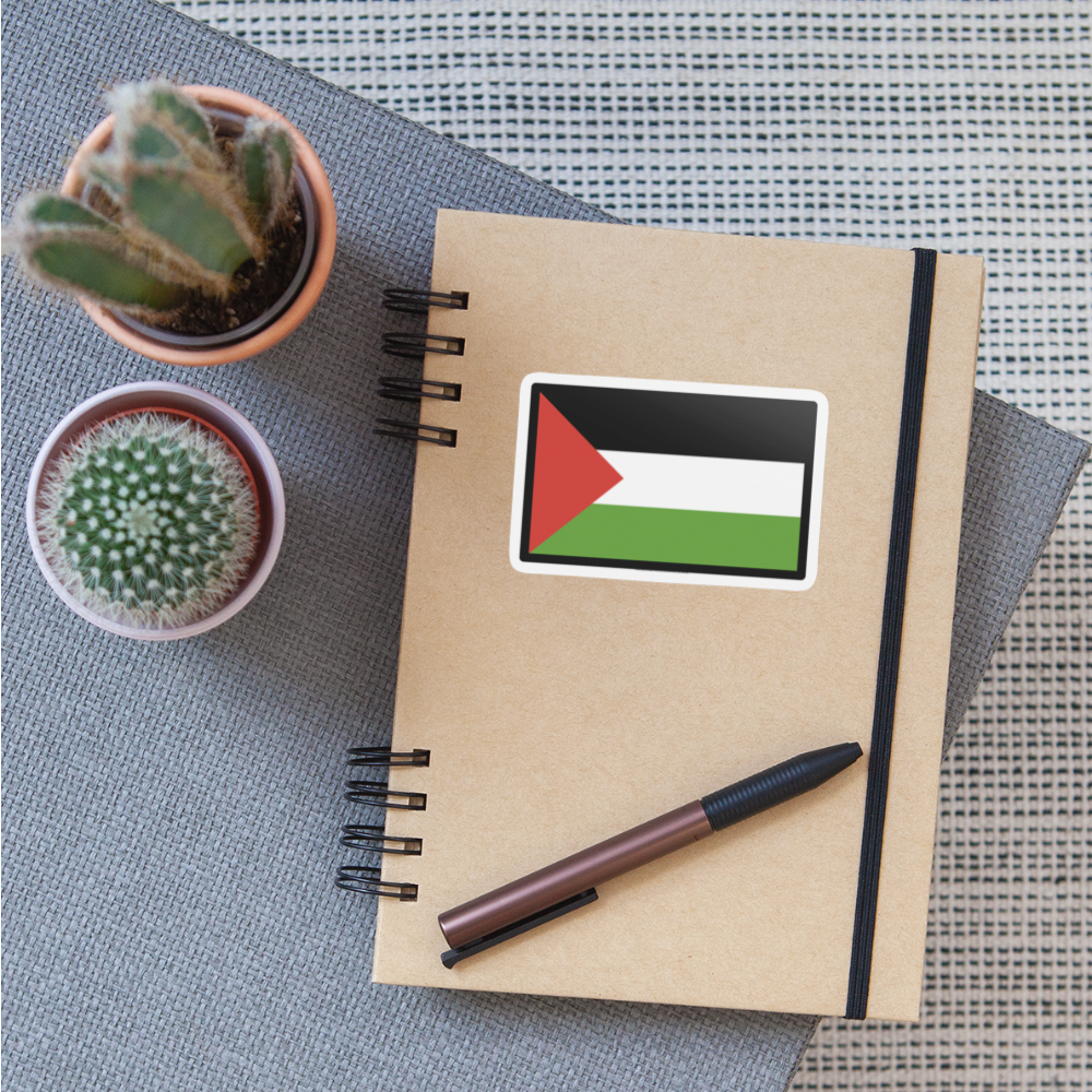 Flag: Palestinian Territories Moji Sticker - Emoji.Express - white matte