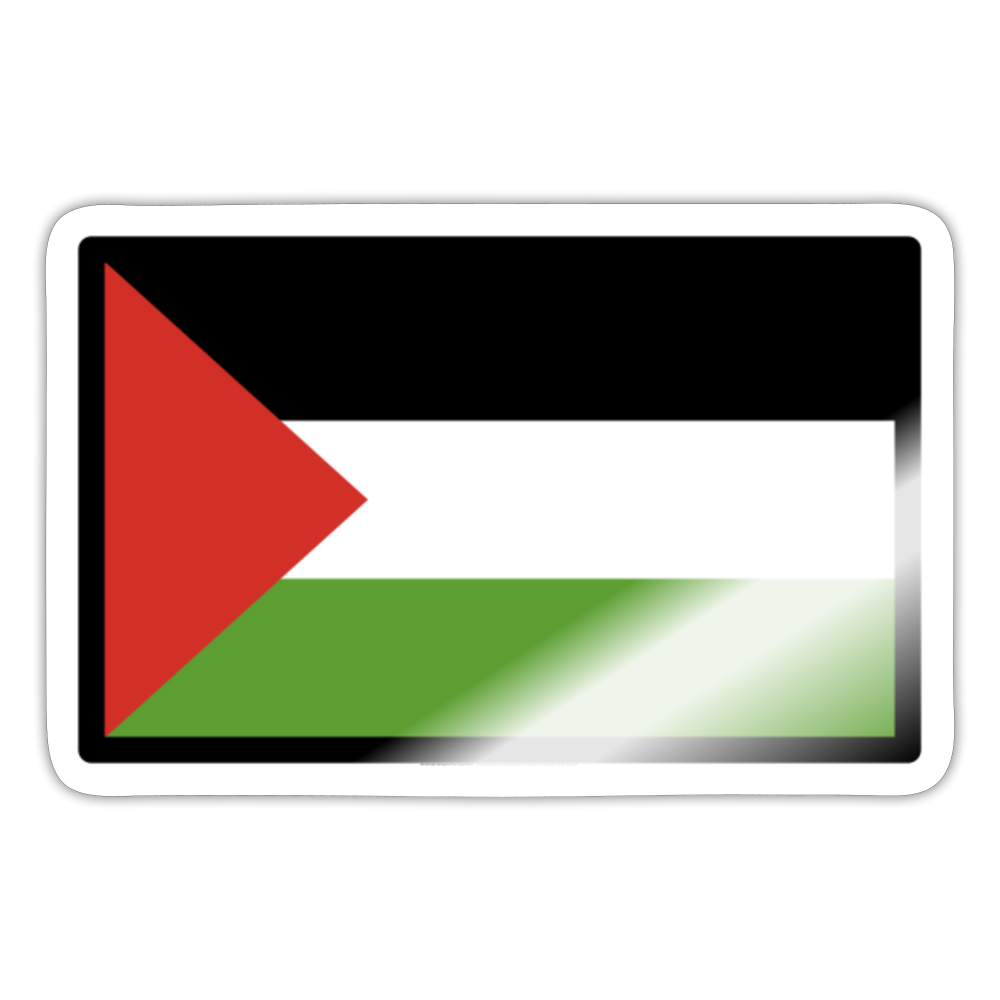 Flag: Palestinian Territories Moji Sticker - Emoji.Express - white glossy