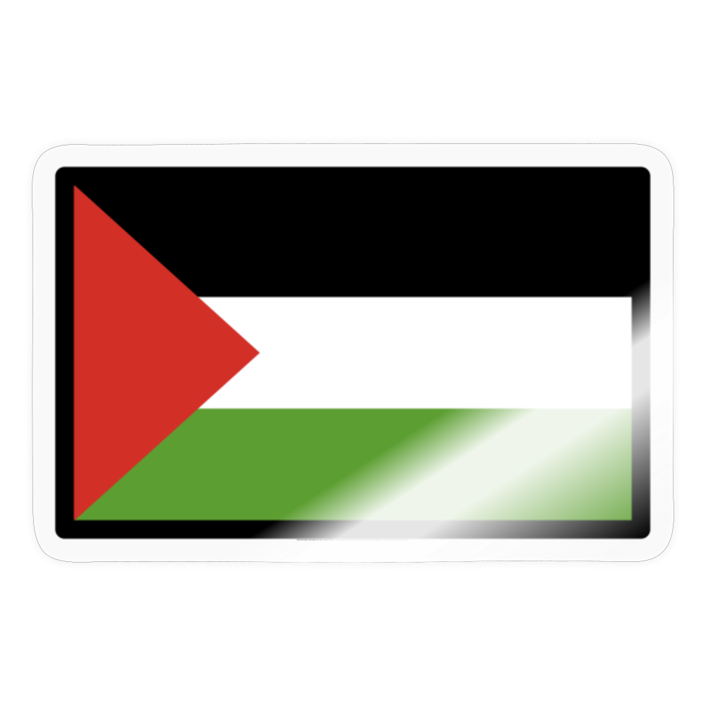 Flag: Palestinian Territories Moji Sticker - Emoji.Express - transparent glossy