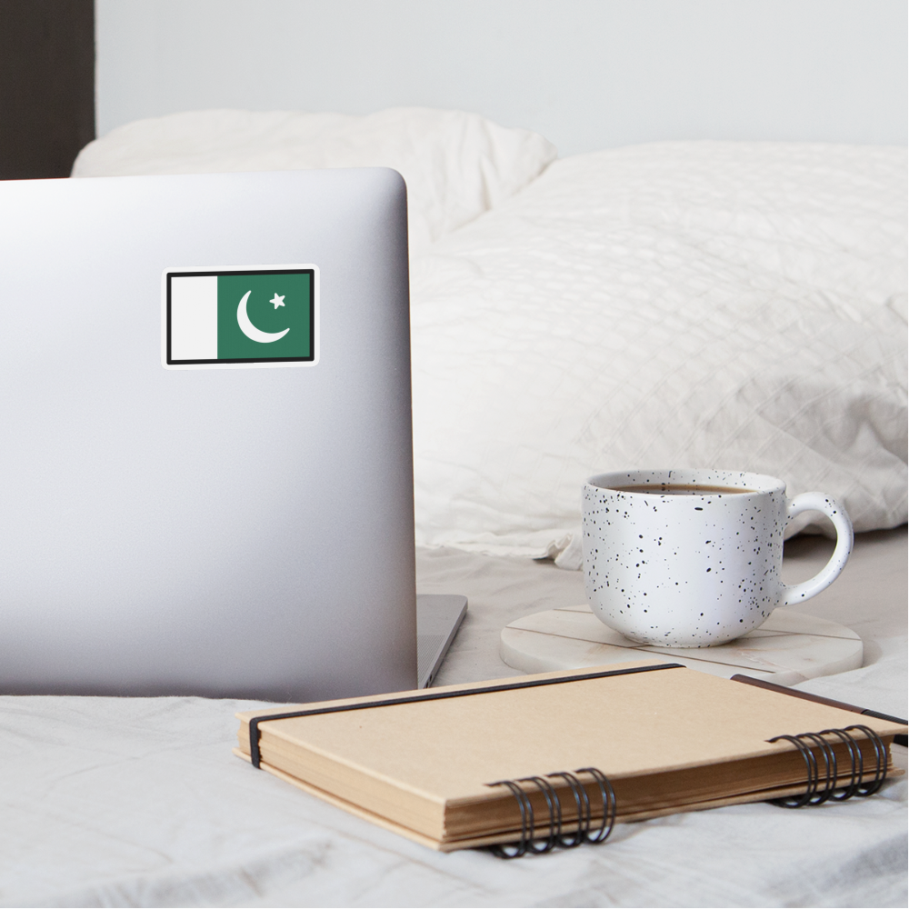 Flag: Pakistan Moji Sticker - Emoji.Express - white matte