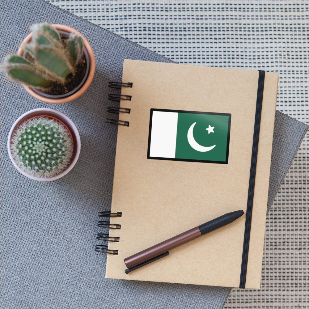 Flag: Pakistan Moji Sticker - Emoji.Express - transparent glossy