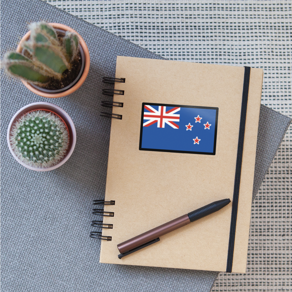 Flag: New Zealand Moji Sticker - Emoji.Express - transparent glossy