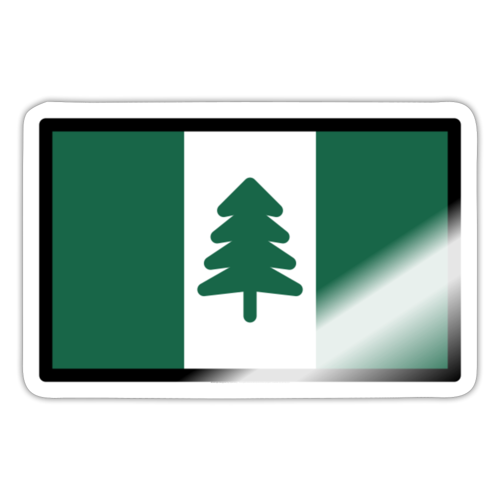 Flag: Norfolk Island Moji Sticker - Emoij.Express - white glossy