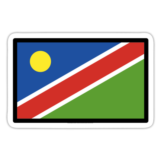 Flag: Namibia Moji Sticker - Emoij.Express - white matte