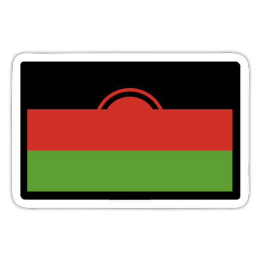 Flag: Malawi Moji Sticker - Emoij.Express - white matte