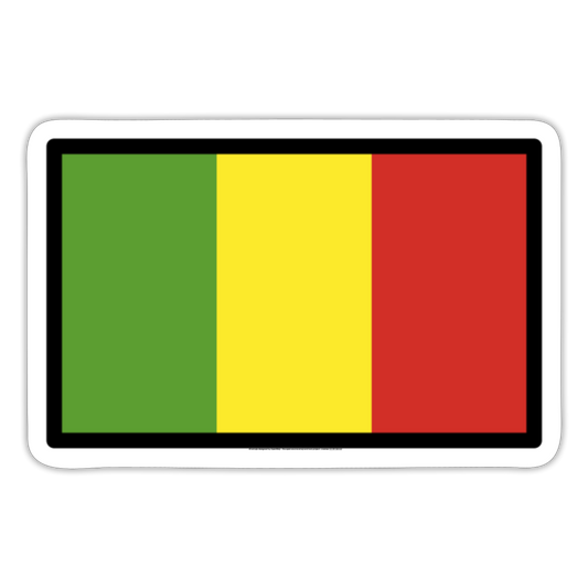 Flag: Mali Moji Sticker - Emoij.Express - white matte