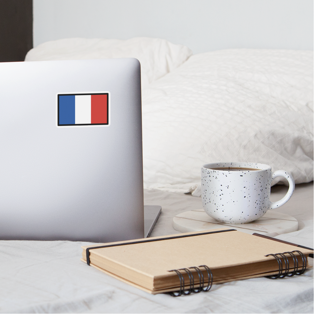 Flag: St. Martin Moji Sticker - Emoij.Express - white matte