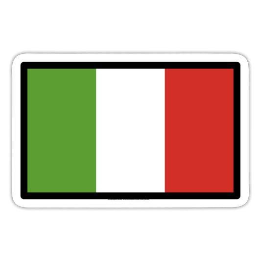 Flag: Italy Moji Sticker - Emoji.Express - white matte