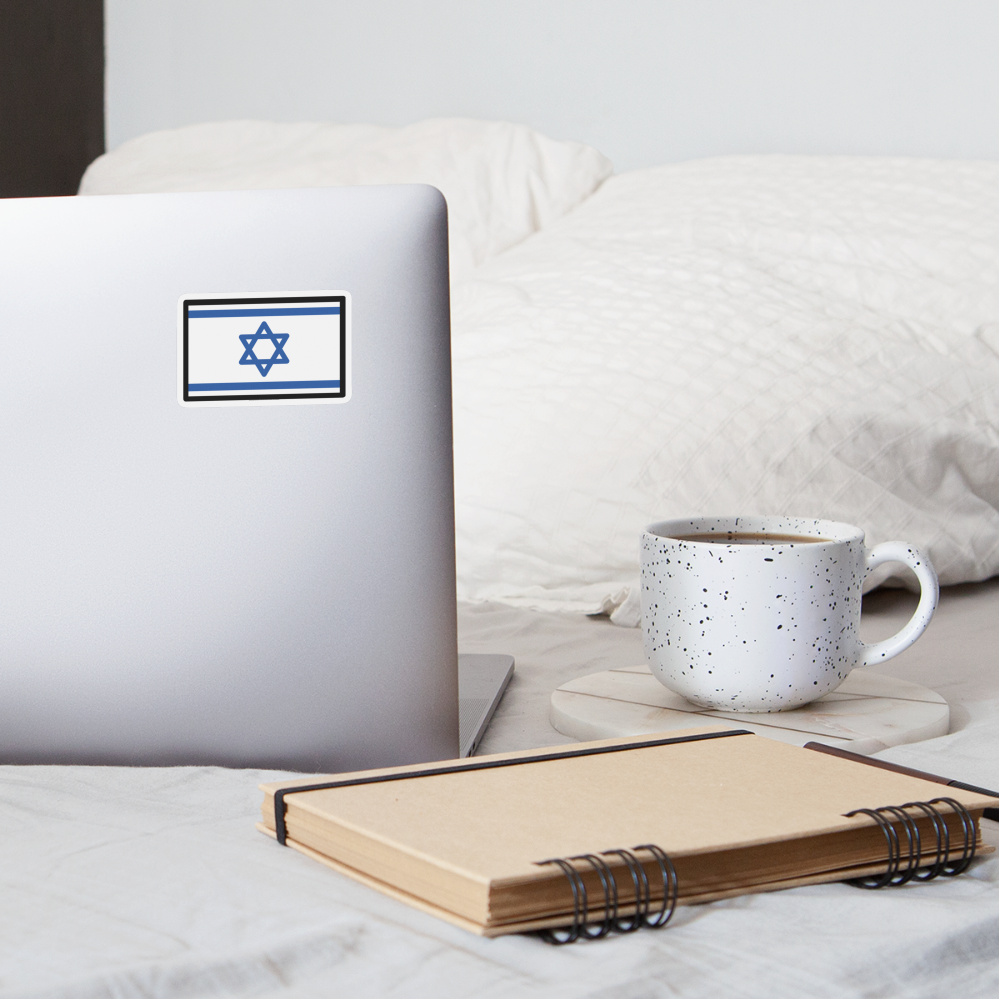 Flag: Israel Moji Sticker - Emoji.Express - white matte