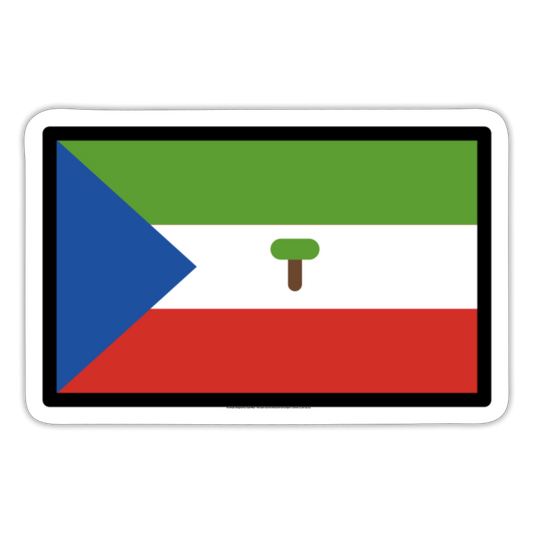 Flag: Guadeloupe Moji Sticker - Emoji.Express - white matte