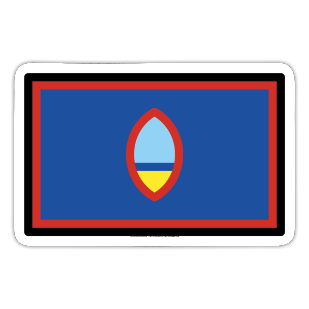 Flag: Guam Moji Sticker - Emoji.Express - white matte