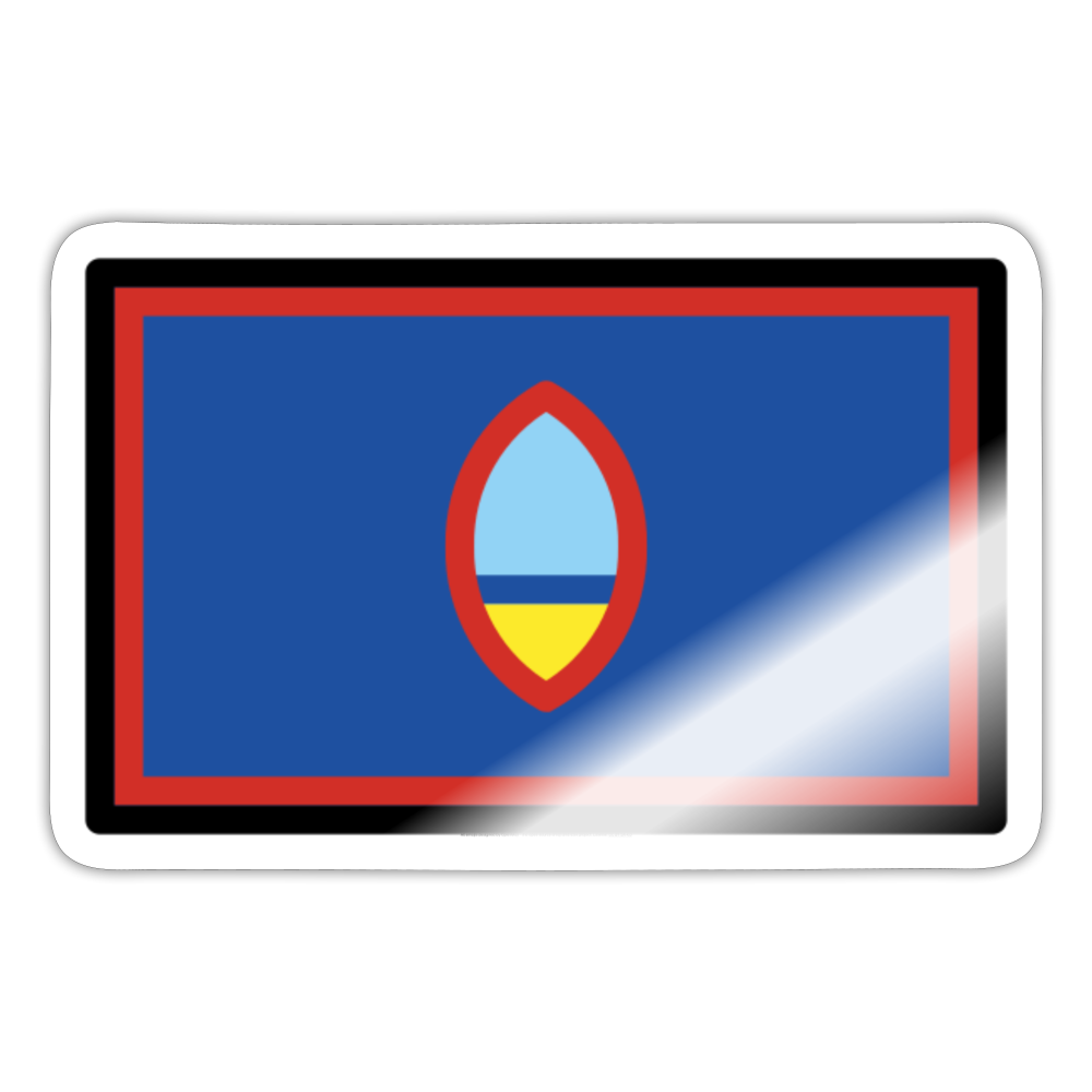 Flag: Guam Moji Sticker - Emoji.Express - white glossy