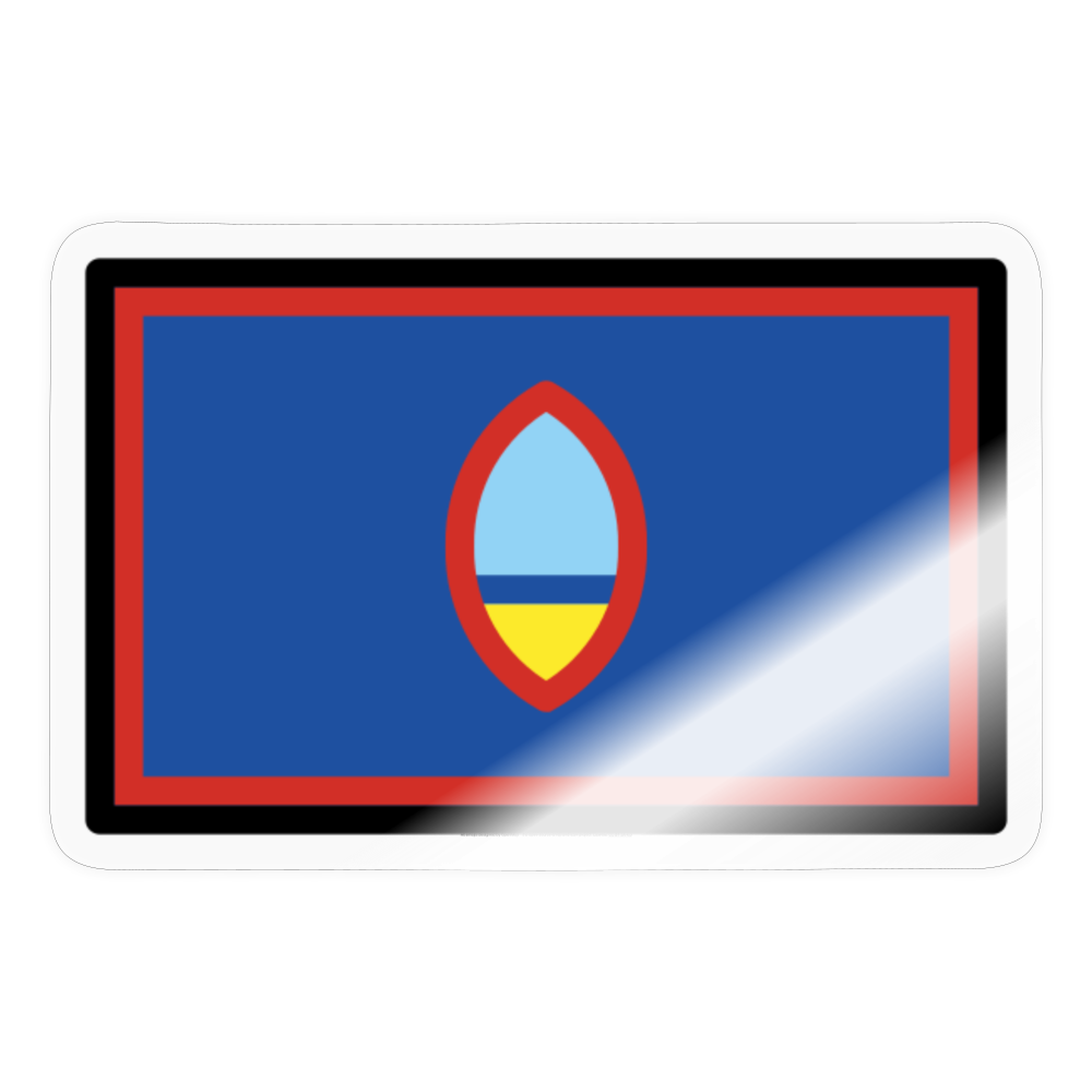 Flag: Guam Moji Sticker - Emoji.Express - transparent glossy