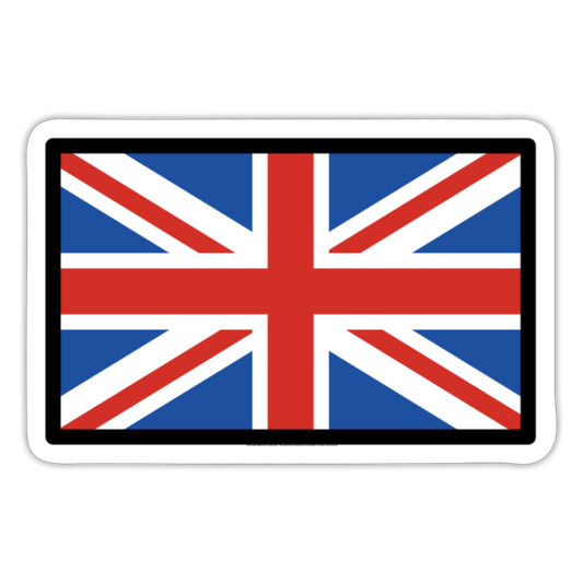 Flag: United Kingdom Moji Sticker - Emoji.Express - white matte