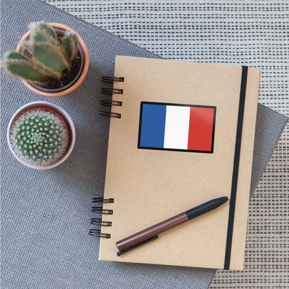 Flag: France Moji Sticker - Emoji.Express - transparent glossy