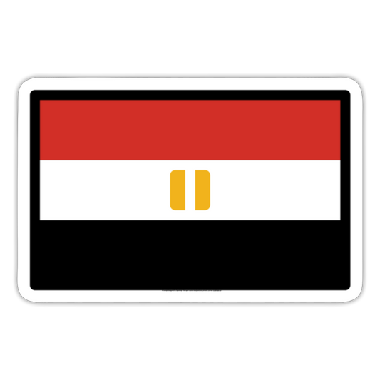 Flag: Egypt Moji Sticker - Emoji.Express - white matte