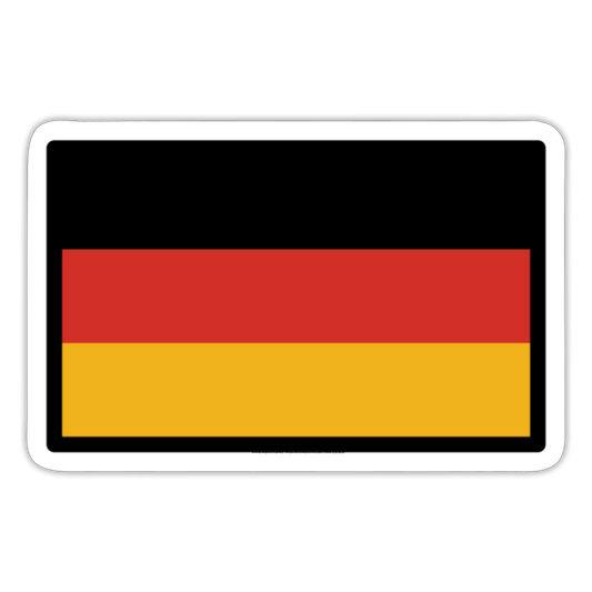 Flag: Germany Moji Sticker - Emoji.Express - white matte