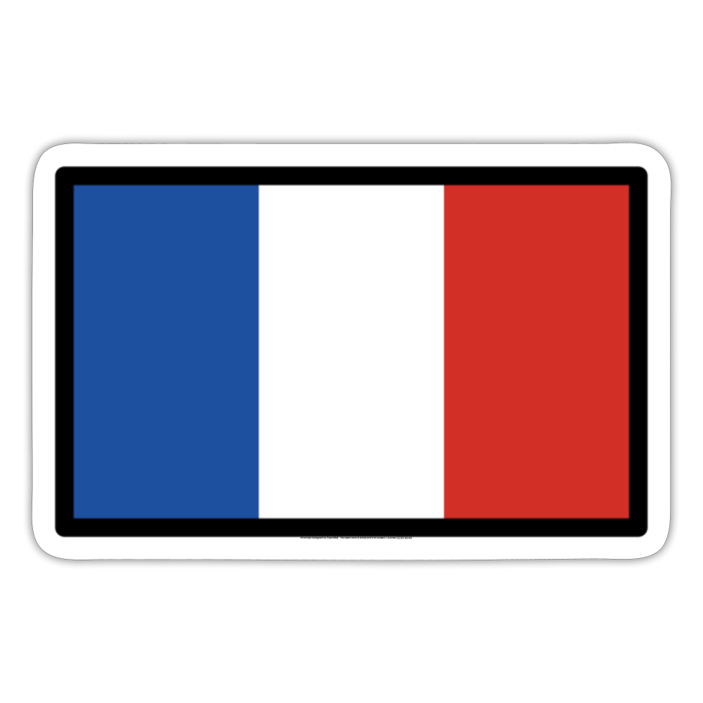 Flag: Clipperton Island Moji Sticker - Emoji.Express - white matte