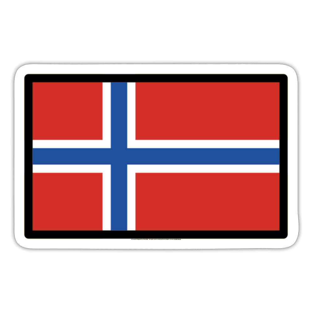 Flag: Bouvet Island Moji Sticker - Emoji.Express - white matte