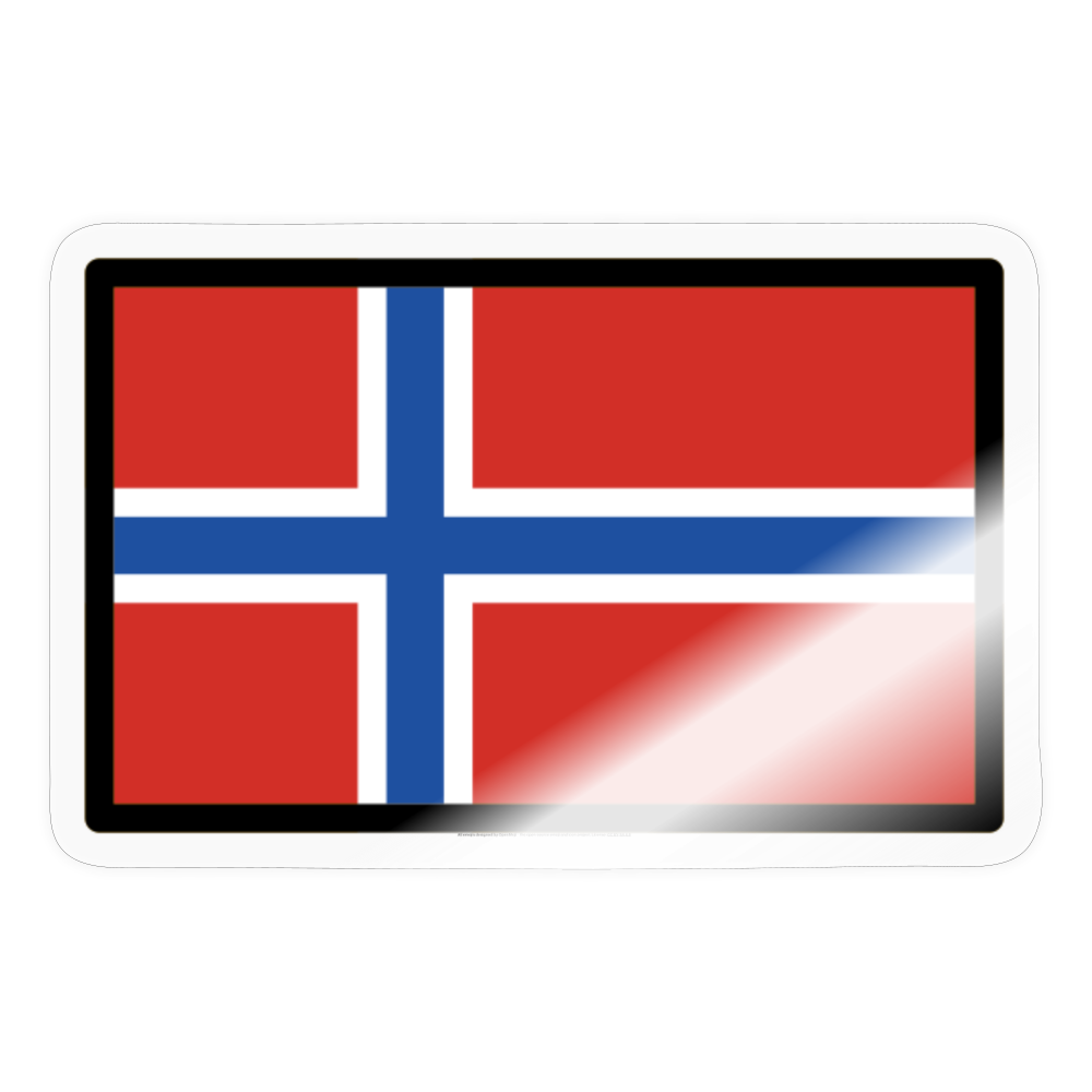 Flag: Bouvet Island Moji Sticker - Emoji.Express - transparent glossy