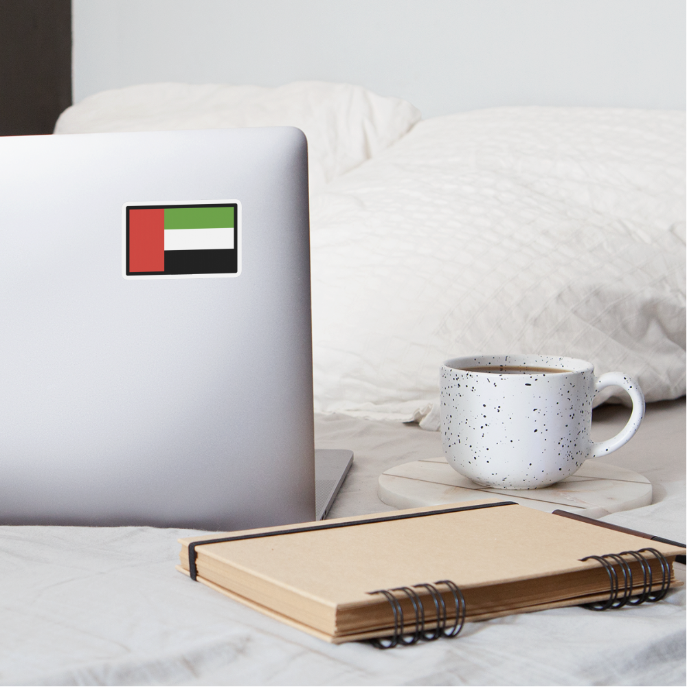 Flag: United Arab Emirates Moji Sticker - Emoji.Express - white matte